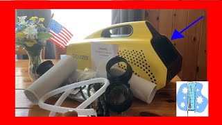 First Look  Denbig Portable Air Conditioner For Camping  Rv  Van life [upl. by Andersen613]