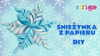 Jak zrobić gwiazdkę z papieru Efekt 3D Ozdoby świąteczne Prace plastyczne na Boże Narodzenie [upl. by Castera]