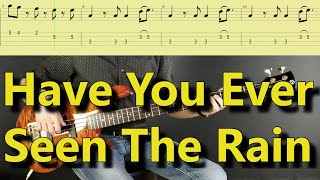 CCR  Have You Ever Seen The Rain Bass cover with TAB [upl. by Crowley427]