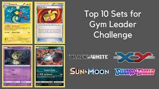 Top 10 Sets for Pokémon Gym Leader Challenge GLC [upl. by Nahtam]