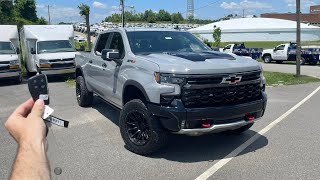 Procharged 2024 Chevrolet Silverado 1500 ZR2 Start Up Exhaust Test Drive Walkaround POV and Rev [upl. by Neyrb]