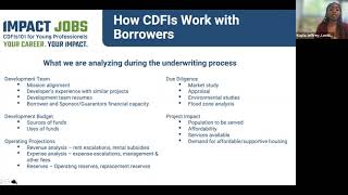 CDFIs 101 How a CDFI Real Estate Deal Gets Done [upl. by Avi]