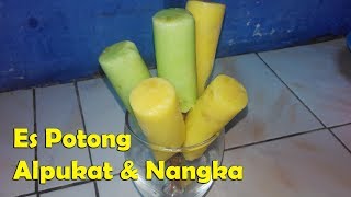 Resep Es Potong Rasa Alpukat dan Nangka [upl. by Teik]