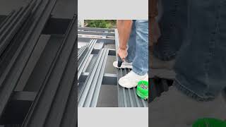 Aluminum alloy awning installation process [upl. by Leoy]