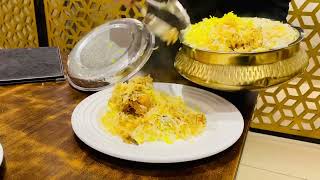 Pista House famous Zafrani Chicken Biryani  Hyderabad [upl. by Hoffman]