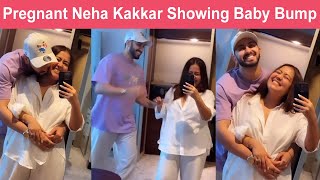 Pregnant Neha Kakkar Showing Baby Bump in Cute Video [upl. by Pooley364]