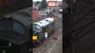 LSL Class 37 37667 Flopsie arrives at Severn Valley Railway railway trains ukrail svr reels [upl. by Lebana279]