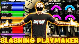 REVEALING THE BEST SLASHING PLAYMAKER BUILD ON NBA 2K22 CURRENT GEN [upl. by Brendon]