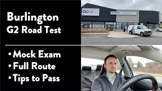 Burlington G2 Road Test  Full Route amp Tips on How to Pass Your Driving Test [upl. by Nirot]