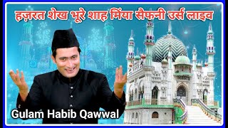 Hazrat Shekh Bhure Shah Minya Saifni Live Urs  Gulam Habib Qawwal  Saifni Live [upl. by Oigile841]