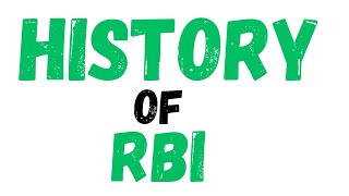 History of RBI [upl. by Annaynek658]