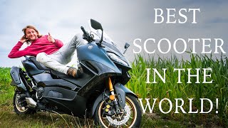 2022 Yamaha TMAX Tech Max Review  Best Scooter In The World [upl. by Tamas]