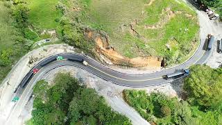 ASI QUEDÓ LA VARIANTE DEFINITIVA ROSAS CAUCA FALTA EL PUENTE DE 125 METROS POR TERMINA [upl. by Bamby613]