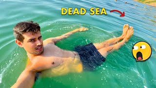 Swimming in the Dead Sea IMPOSSIBLE TO DROWN [upl. by Lynda]