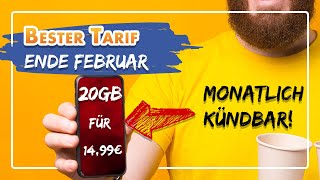 Die günstigsten Sim Only Handytarife im Februar 2023 [upl. by Letsou]