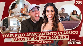 POD ENTRAR  Tour pelo apê vintage com estilo anos 70 de Marina Sena com Lucas Rangel [upl. by Akenna]