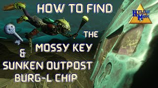 How To Find The Mossy Key amp Sunken Outpost Burg L Chip  Easy Grounded Guides [upl. by Ahsratan]