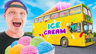 I Opened Worlds Biggest Ice Cream Truck [upl. by Russon]