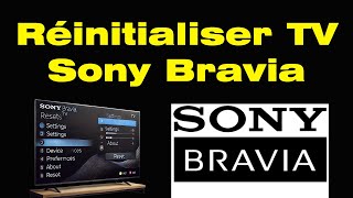 Comment réinitialiser une TV Sony Bravia [upl. by Siurad873]