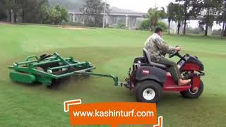 Turf brushSweeping Turf BrushTB220 Turf BrushGolf course brushTurf Grooming BrushSports Brush [upl. by Nonnaer255]