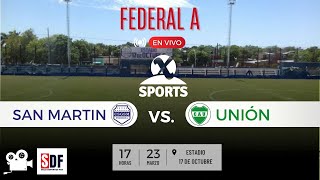 🔴 ⚽TORNEO FEDERAL quotAquot DE FÚTBOL  Fecha 1  💙San Marín de Fomosa 💚 Unión de Sunchales [upl. by Launce57]