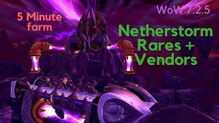 5 Minute WoW Gold farm  Netherstorm rares  vendors [upl. by Allmon]