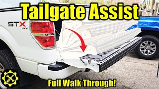 Tailgate Assist installation for Ford F150s [upl. by Atoiganap]