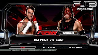 WWE 2K15 PS3  CM Punk 1213 VS Kane 2KmClassic [upl. by Giustino]