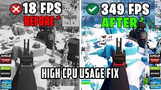 Fix Low GPU Usage in Fortnite Boost Performance and CPU Usage [upl. by Asirehc271]