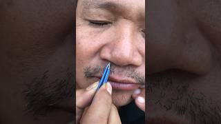 Nose hair removal [upl. by Oirelav]