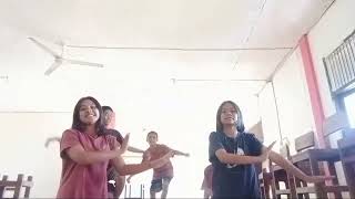 latihan tarian Dayak pelajaran seni budaya kelas 8 SMP KSB [upl. by Attinahs601]