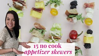 Skewer Appetizer Recipes  Easy Appetizers for Parties  Homebody Eats [upl. by Ivana]