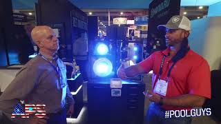 Hayward Lighting  Pool and Spa Show  PoolGuys [upl. by Hodess]