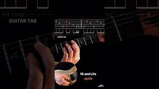 Skid Row’s ‘18 and Life’ guitar intro [upl. by Lynelle315]