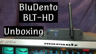 BluDento BLTHD HiFi Bluetooth Receiver unboxing [upl. by Simeon]