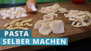 Pasta selber machen ohne Maschine [upl. by Rhine]