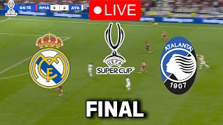 🔴EN VIVO  🔥REAL MADRID ATALANTA EN VIVO 🏆 FINAL SUPERCOPA DE EUROPA 2024🏆BARÇA HOY [upl. by Codd]