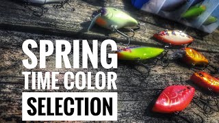 Best Colors for Spring Bass Fishing Hardbaits [upl. by Graaf]