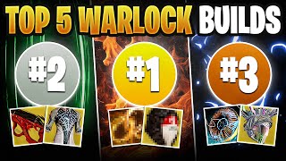 The Top 5 WARLOCK Builds that Every Guardian Needs for PVE Content  Destiny 2 The Final Shape [upl. by Aihceyt423]