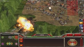 CHINA Infantry vs 7 Toxin  Command amp Conquer Generals Zero Hour  1 vs 7 HARD Gameplay [upl. by Sabu]