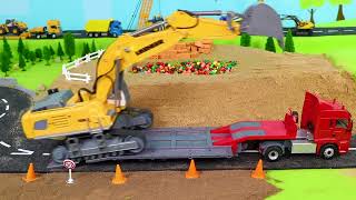 Cartoon Cars Fun Adventures with Car and Trucks Toys [upl. by Sirej164]