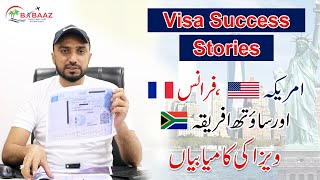 USA Visa Granted  South Africa Visa Approved  France Family Visa Success Story  Babaaz Travels [upl. by Kirad]