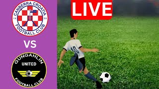 Canberra Croatia FC U23 vs Gungahlin UtdU23 football live score Australia Today match result 2024 [upl. by Dino]