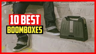 ✅Top 10 Best Boomboxes in 2024 [upl. by Drofdarb503]