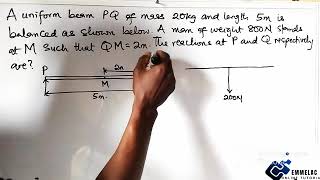 Solved Question 4 on Equilibrium of Forces in Physics JAMB and WAEC Tutorial [upl. by Bruckner]