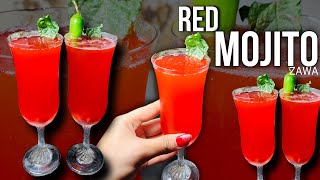 Red Mojito Refreshing Drink Mocktail  ZAWA [upl. by Gati]