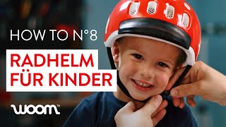 Fahrradhelm für Kinder die richtige Größe bestimmen ⛑️  woom bikes [upl. by Till]