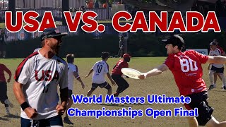 United States vs Canada  Masters Open Gold Medal Match  2024 World Masters Championships [upl. by Neenaj759]