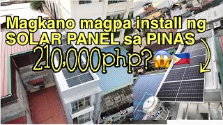 My solar panels in the philippines🇵🇭 magkano magpa install ng solar  solarpanels solarenergy [upl. by Bodrogi]