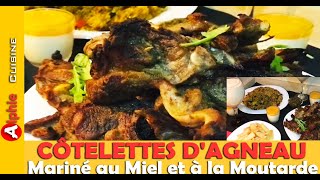 CÔTELETTES DAGNEAU Mariné au Miel et à la Moutarde  Croustillant [upl. by Shumway394]